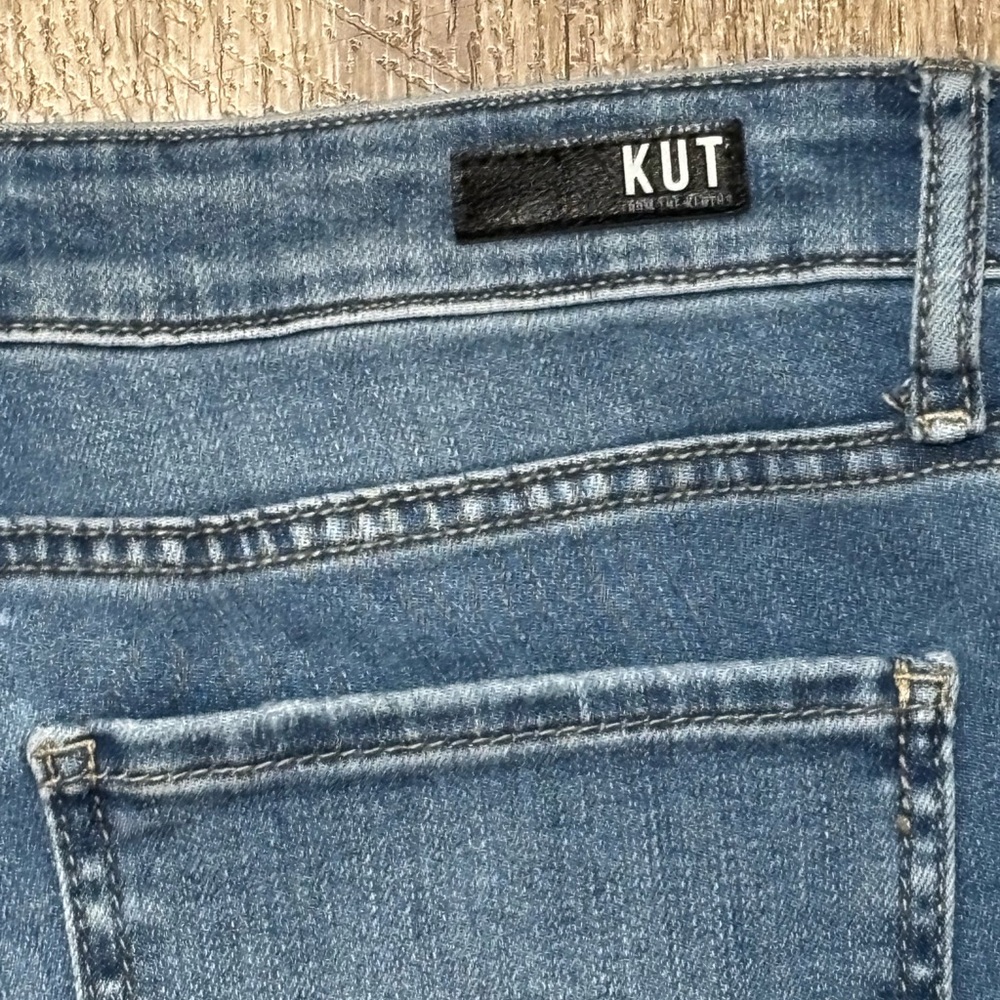 Kut from the Kloth Jeans Women’s Size 12 Reese Fab Ab Straight Leg High Rise - Picture 6 of 10